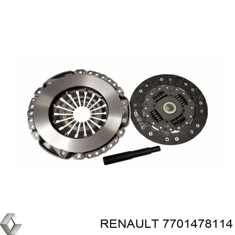 Комплект зчеплення (3 частини) Renault (RVI) 7701478114 ціна, від 102.21 USD