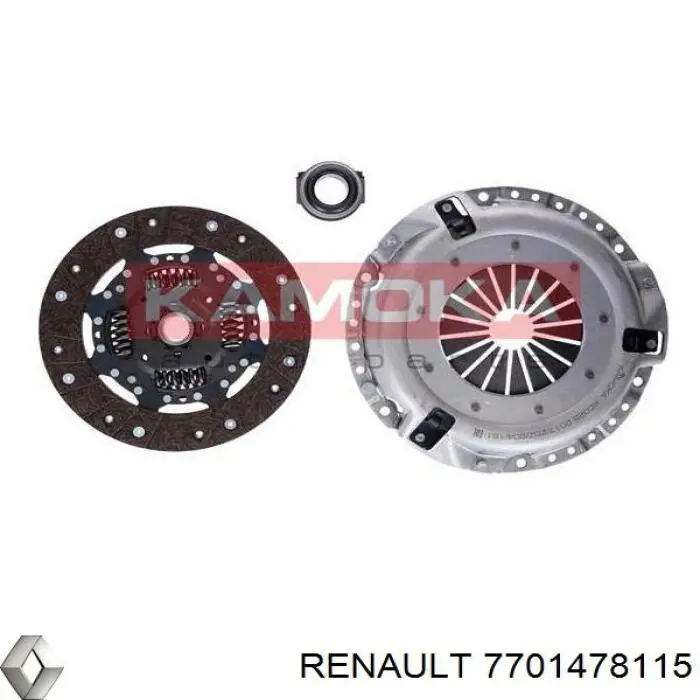 Комплект зчеплення (3 частини) Renault (RVI) 7701478115 ціна, від 97.56 USD