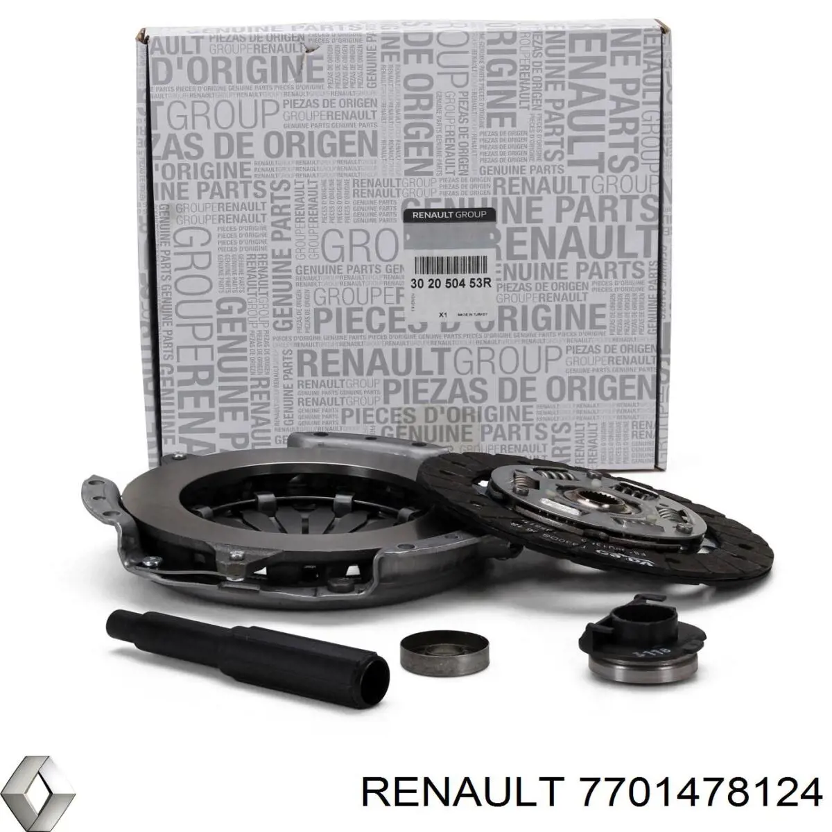 7701478124 Renault (RVI) комплект зчеплення (3 частини)