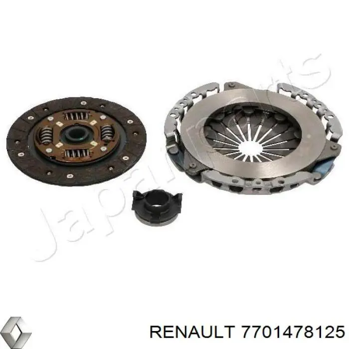 Комплект зчеплення (3 частини) Renault (RVI) 7701478125 ціна, від 55.99 USD