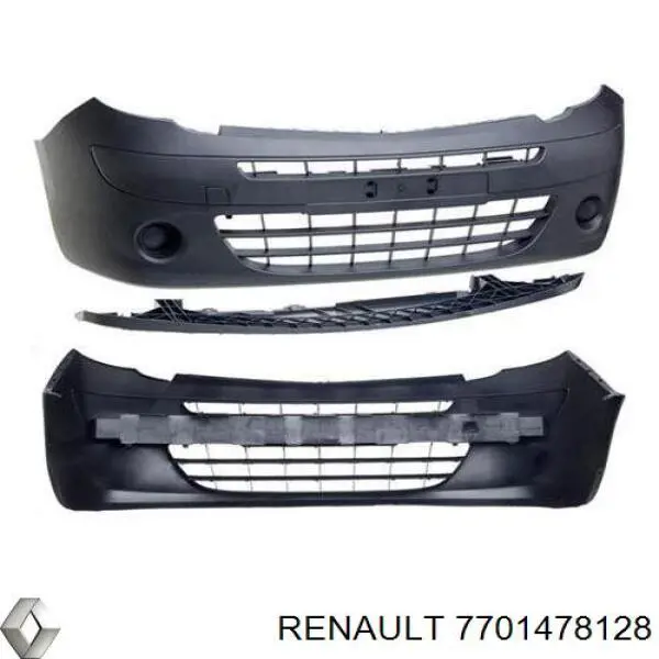 7701478128 Renault (RVI) бампер передній