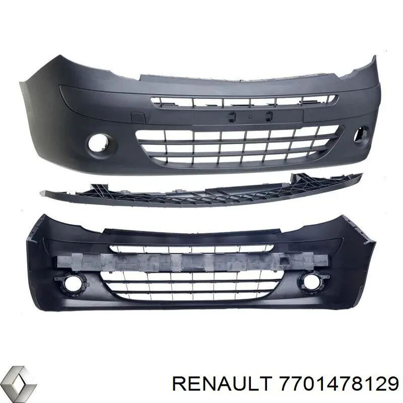 Бампер на авто Renault (RVI) 7701478129 ціна, від 81.06 USD