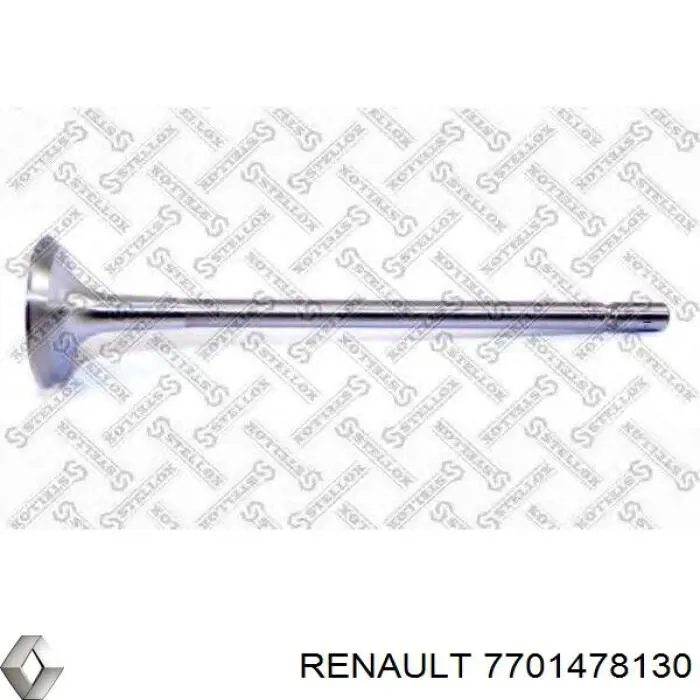 7701478130 Renault (RVI) клапан випускний