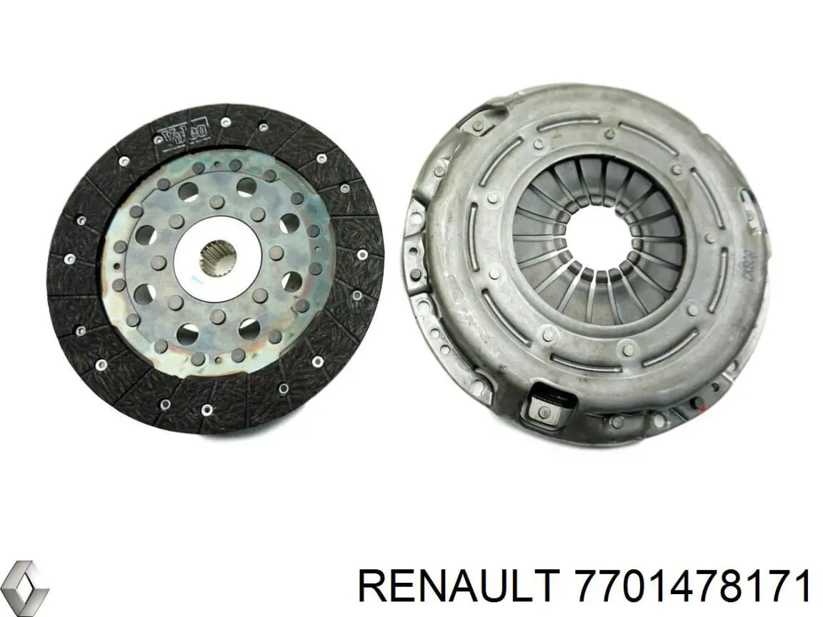 7701478171 Renault (RVI) комплект зчеплення (3 частини)