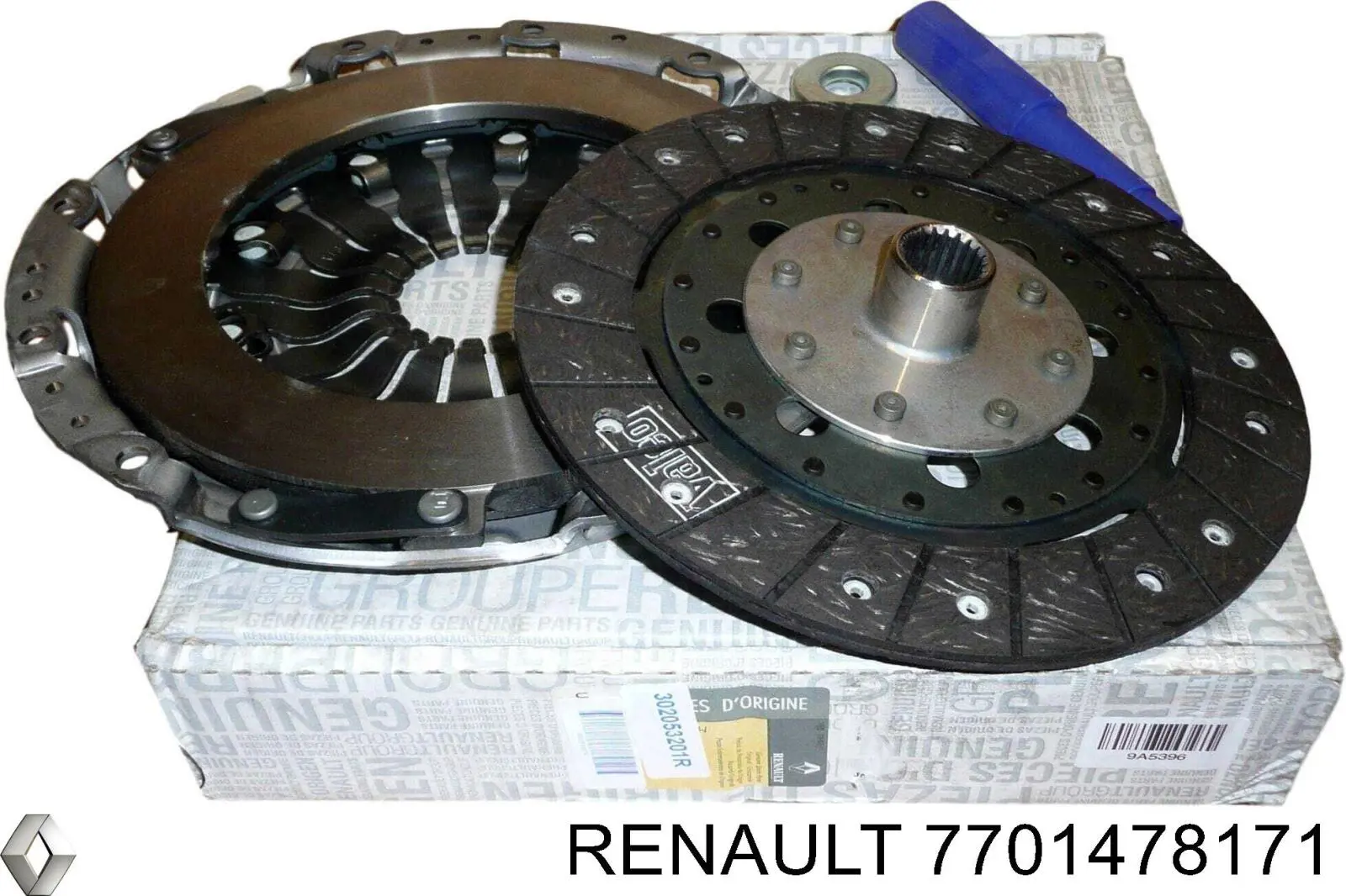 Комплект зчеплення (3 частини) Renault (RVI) 7701478171 ціна, від 166.10 USD
