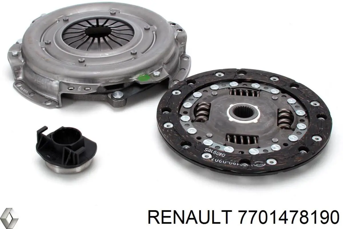 Комплект зчеплення (3 частини) Renault (RVI) 7701478190 ціна, від 60.91 USD
