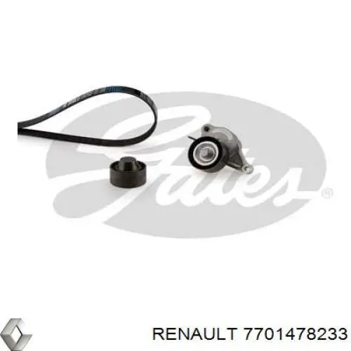 7701478233 Renault (RVI) ремінь приводний, агрегатів, комплект