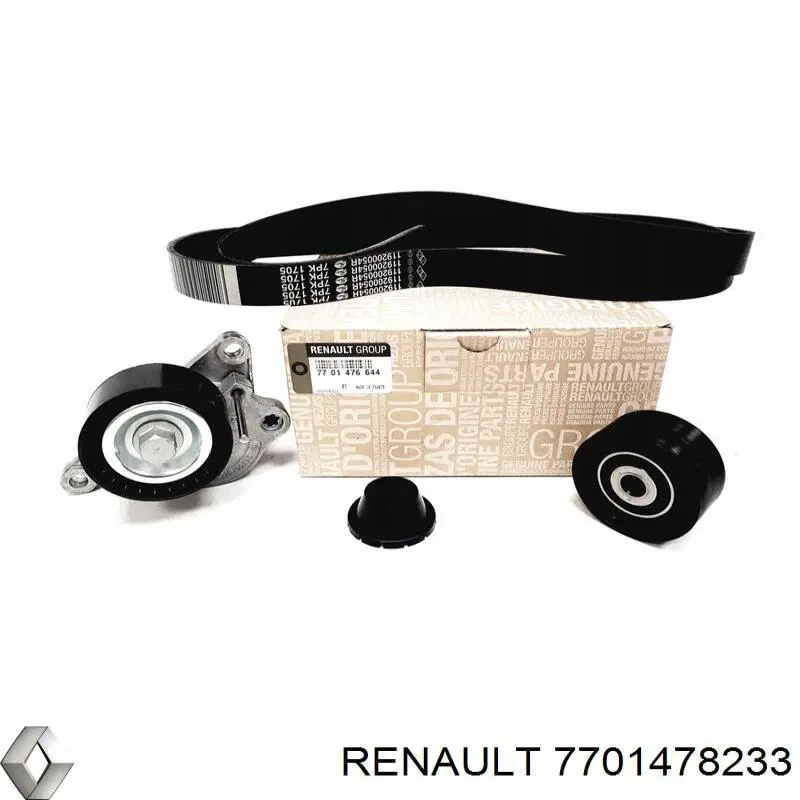 Купити 7701478233 Renault (RVI) Ремінь приводний, агрегатів, комплект