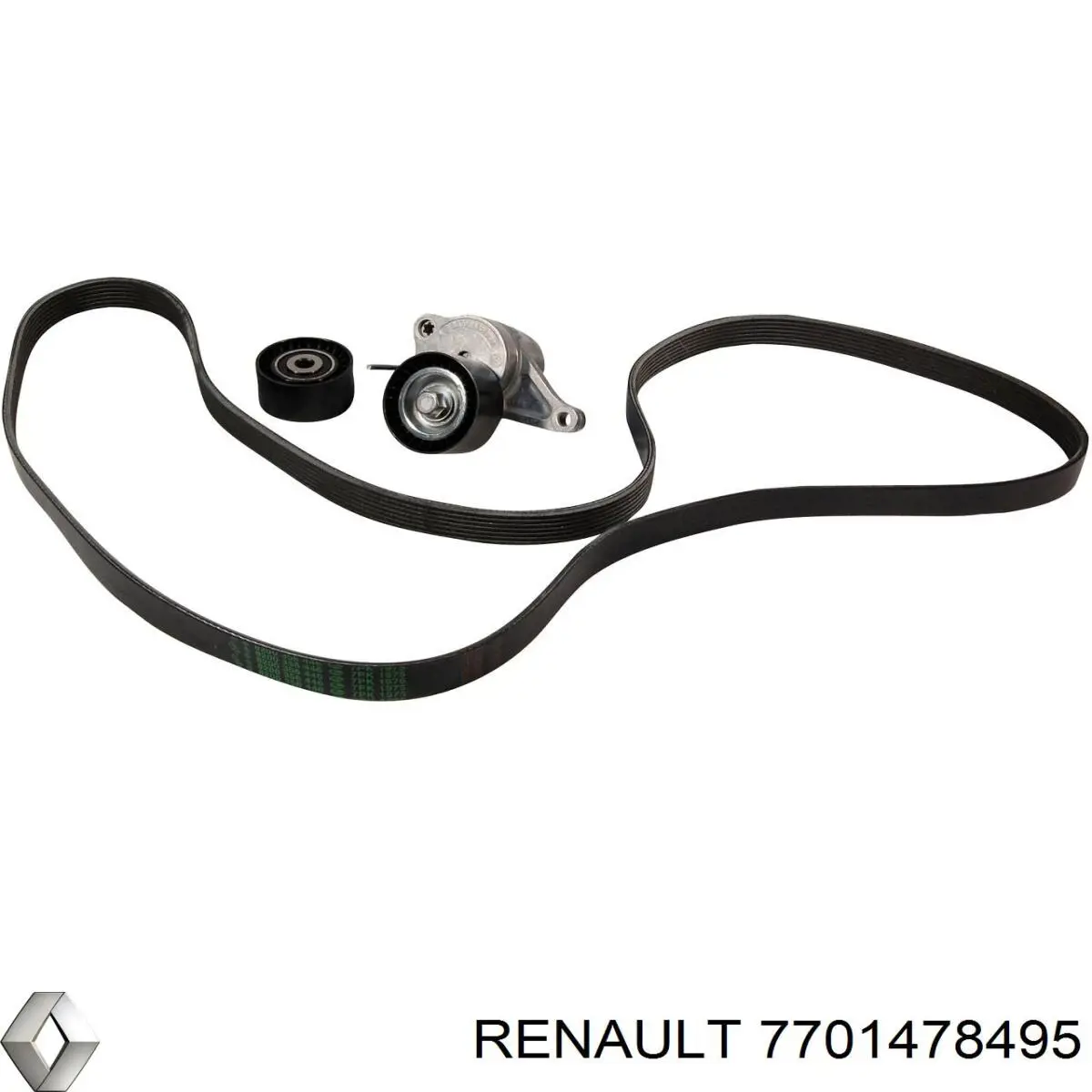 Ремінь приводний, агрегатів, комплект Renault (RVI) 7701478495 ціна, від 90.86 USD
