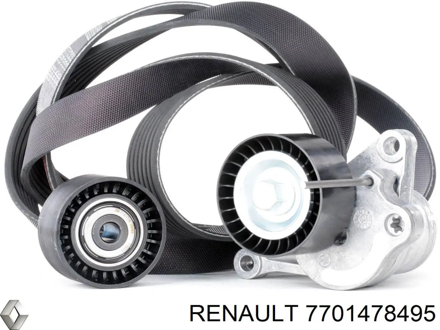 Ремінь приводний, агрегатів, комплект 7701478495 Renault (RVI)