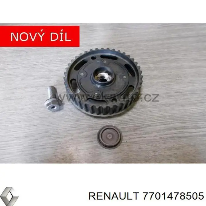 Купити 7701478505 Renault (RVI) Зірка-шестерня розподільного валу двигуна, впускного