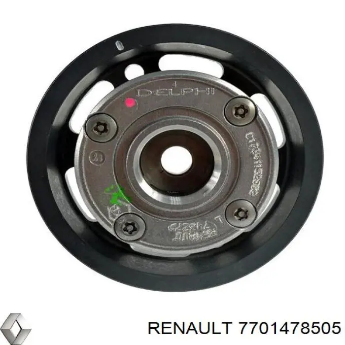 Зірка-шестерня розподільного валу двигуна, впускного 7701478505 Renault (RVI)