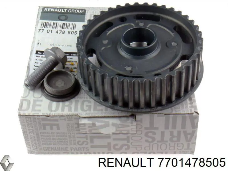 7701478505 Renault (RVI) Зірка-шестерня розподільного валу двигуна, впускного