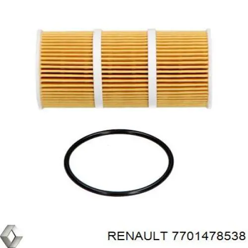 Масляний фільтр двигуна Renault (RVI) 7701478538 ціна, від 5.92 USD
