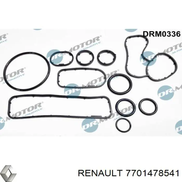 Прокладка адаптера маслянного фільтра Renault (RVI) 7701478541 ціна, від 23.46 USD