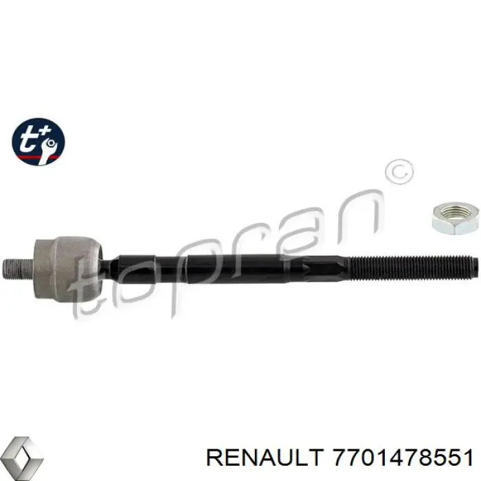 Тяга рульова поперечна Renault (RVI) 7701478551 ціна, від 8.87 USD