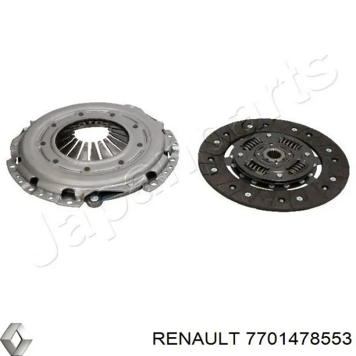 7701478553 Renault (RVI) комплект зчеплення (3 частини)