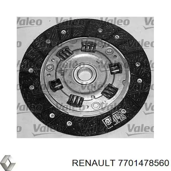 Комплект зчеплення (3 частини) Renault (RVI) 7701478560 ціна, від 111.50 USD