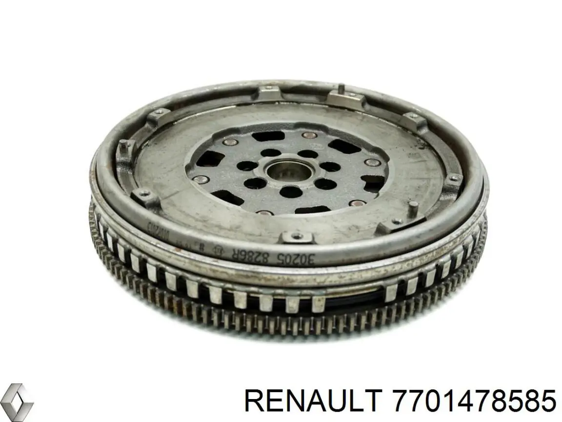 Купити 7701478585 Renault (RVI) Маховик із зубчастим ободом в зборі