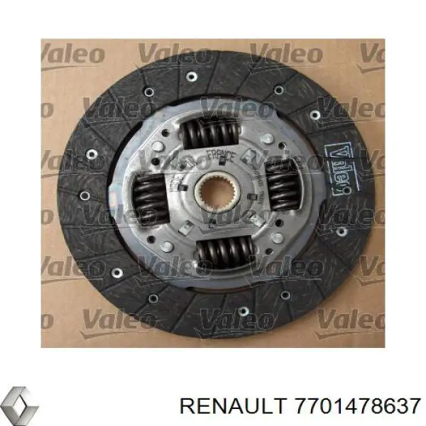 Комплект зчеплення (3 частини) Renault (RVI) 7701478637 ціна, від 159.58 USD