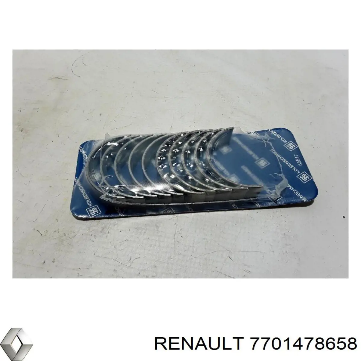 Купити 7701478658 Renault (RVI) Вкладиші колінвала, корінні, комплект, стандарт (STD)
