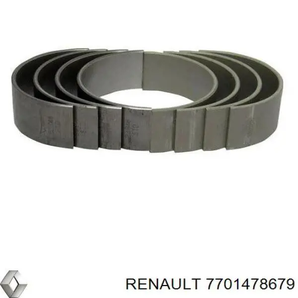 Купити 7701478679 Renault (RVI) Вкладиші коленвала шатунні