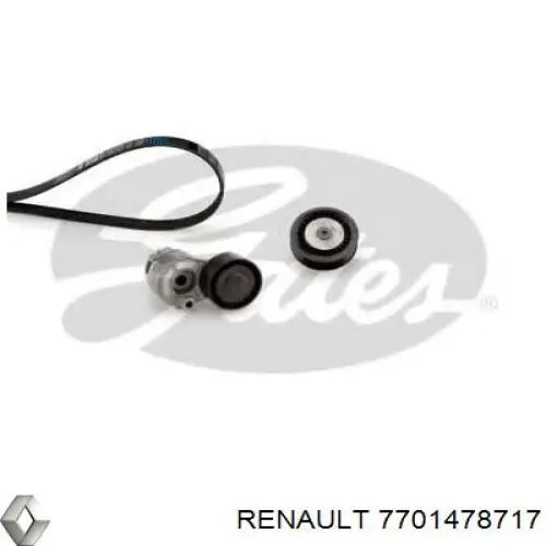 7701478717 Renault (RVI) Ремінь приводний, агрегатів, комплект