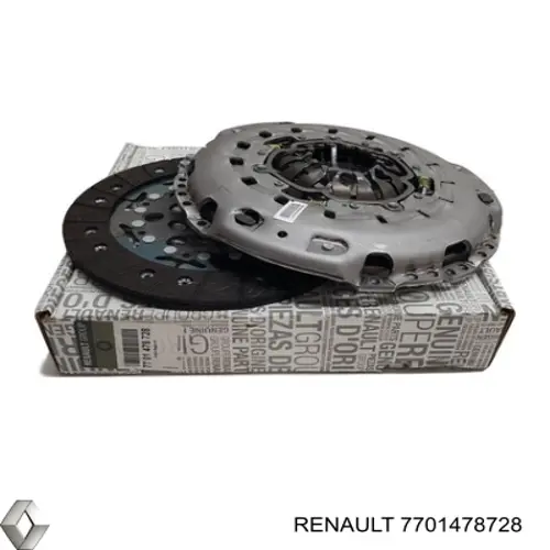 Комплект зчеплення (3 частини) Renault (RVI) 7701478728 ціна, від 262.55 USD