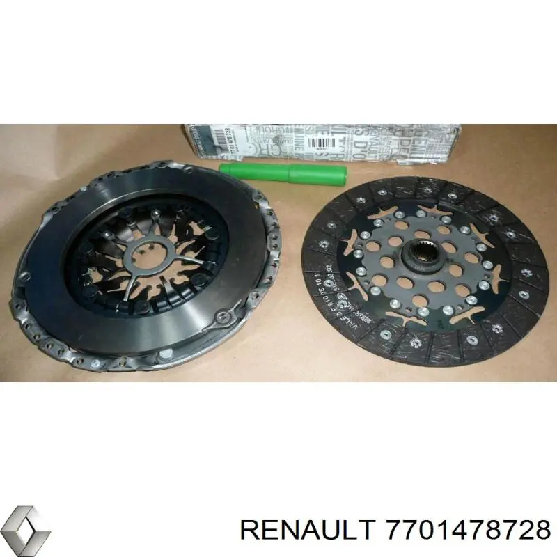 Купити 7701478728 Renault (RVI) Комплект зчеплення (диск, корзина, підшипник)