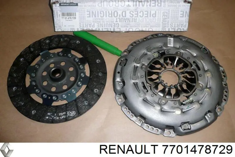 Купити 7701478729 Renault (RVI) Комплект зчеплення (диск, корзина, підшипник)