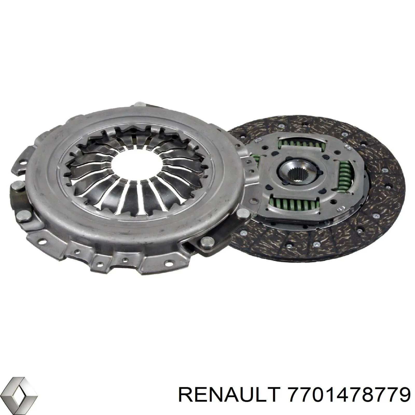 Комплект зчеплення (3 частини) 7701478779 Renault (RVI)