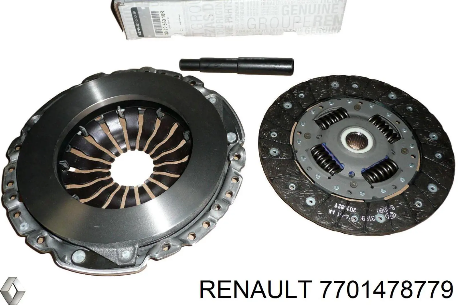 Купити 7701478779 Renault (RVI) Комплект зчеплення (диск, корзина, підшипник)