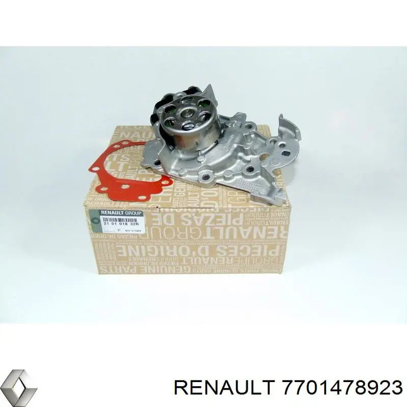 Помпа водяна, (насос) охолодження 7701478923 Renault (RVI)