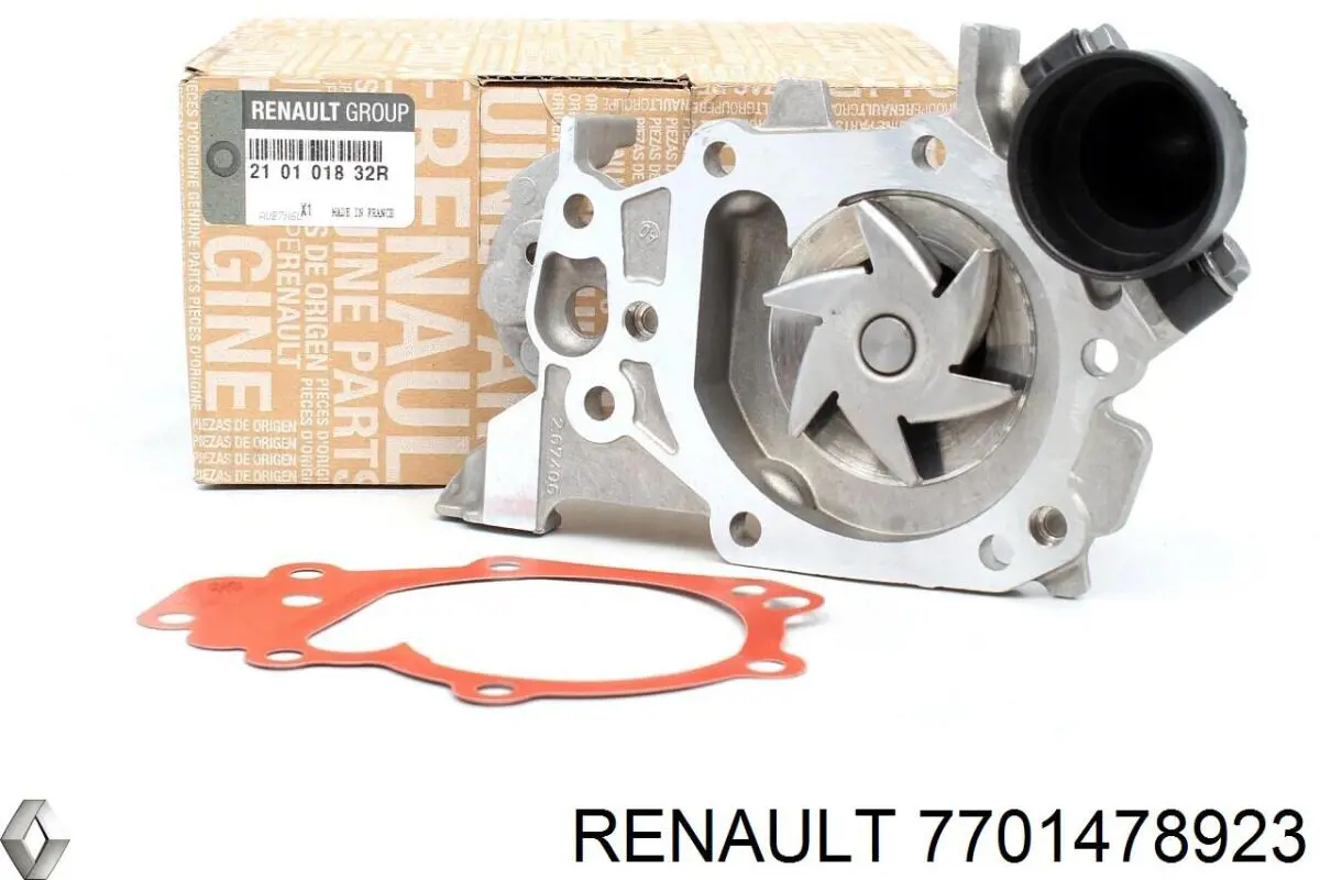 Помпа охолодження Renault (RVI) 7701478923 ціна, від 36.67 USD