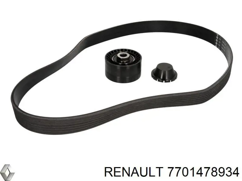 Купити 7701478934 Renault (RVI) Ремінь приводний, агрегатів, комплект