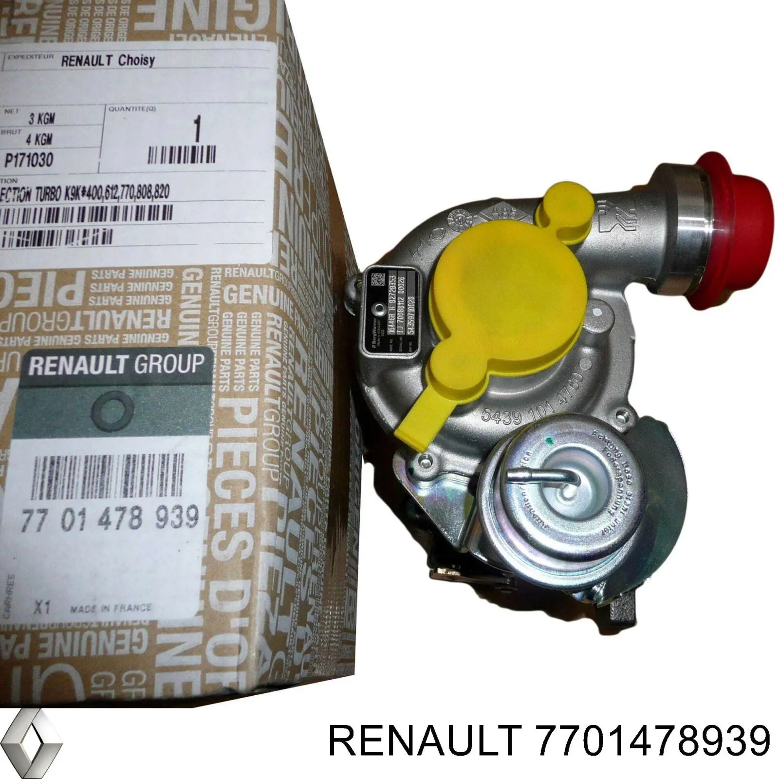 7701478939 Renault (RVI) турбіна