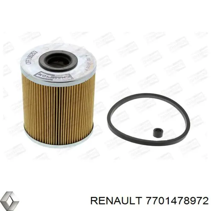 Паливний фільтр 7701478972 Renault (RVI)