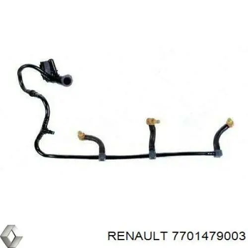 7701479003 Renault (RVI) трубка паливна, зворотня від форсунок