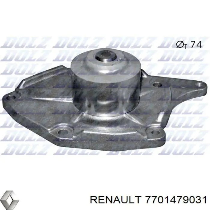 7701479031 Renault (RVI) Ремінь приводний, агрегатів, комплект