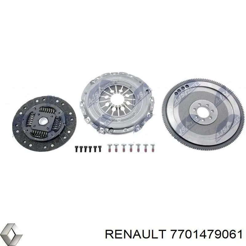 Купити 7701479061 Renault (RVI) Маховик із зубчастим ободом в зборі