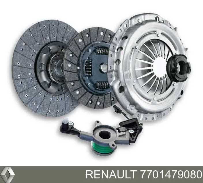 Купити 7701479080 Renault (RVI) Комплект зчеплення (диск, корзина, підшипник)