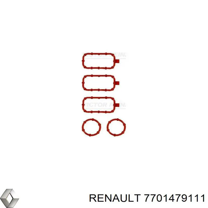 7701479111 Renault (RVI) Прокладка клапанної кришки двигуна, комплект