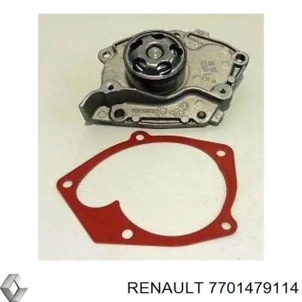Помпа охолодження Renault (RVI) 7701479114 ціна, від 38.07 USD