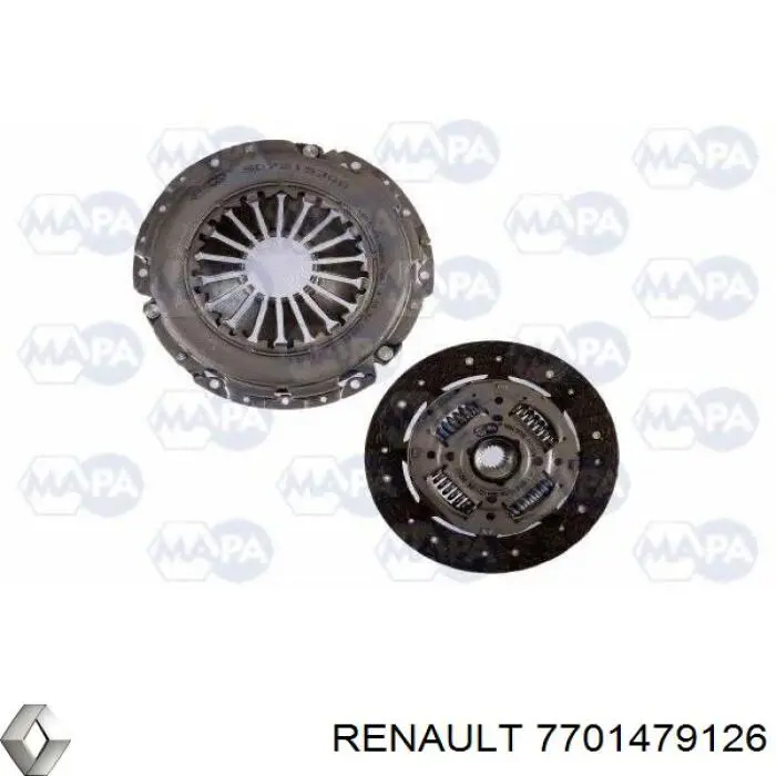Комплект зчеплення (3 частини) Renault (RVI) 7701479126 ціна, від 170.50 USD