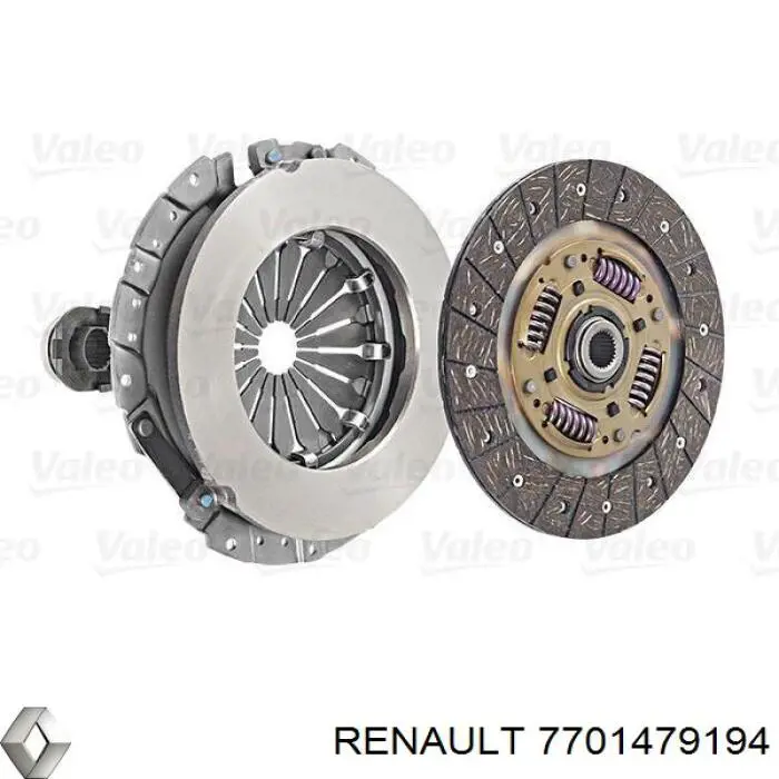 Комплект зчеплення (3 частини) Renault (RVI) 7701479194 ціна, від 112.31 USD