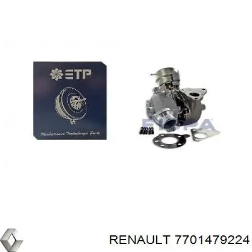 Турбіна Renault (RVI) 7701479224 ціна, від 881.06 USD