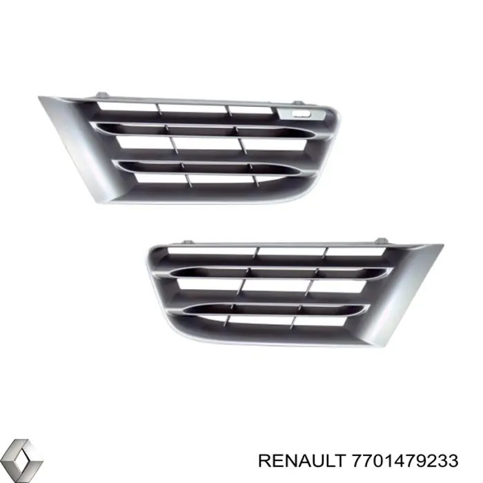7701479233 Renault (RVI) решітка радіатора