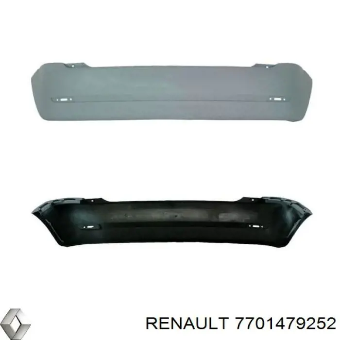 Купити 7701479252 Renault (RVI) Задній бампер