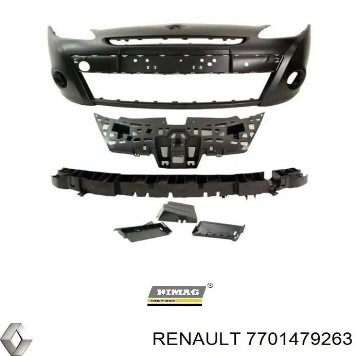 7701479263 Renault (RVI) бампер передній
