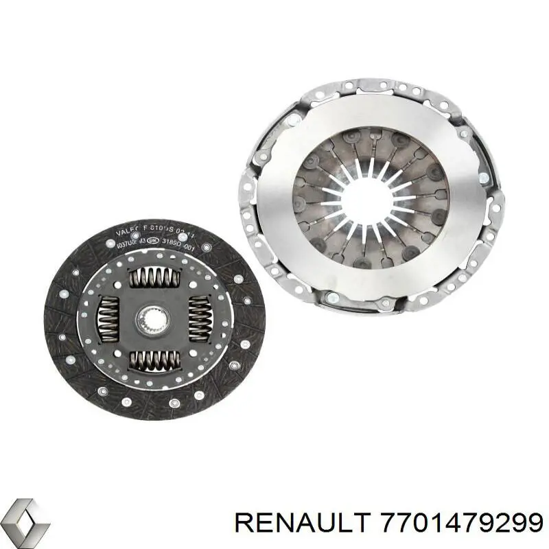 7701479299 Renault (RVI) комплект зчеплення (3 частини)